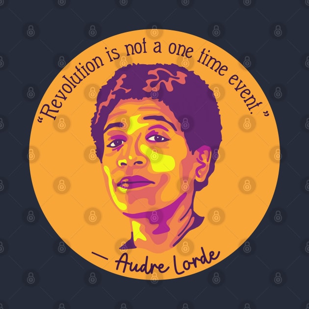 Audre Lorde Portrait and Quote by Slightly Unhinged