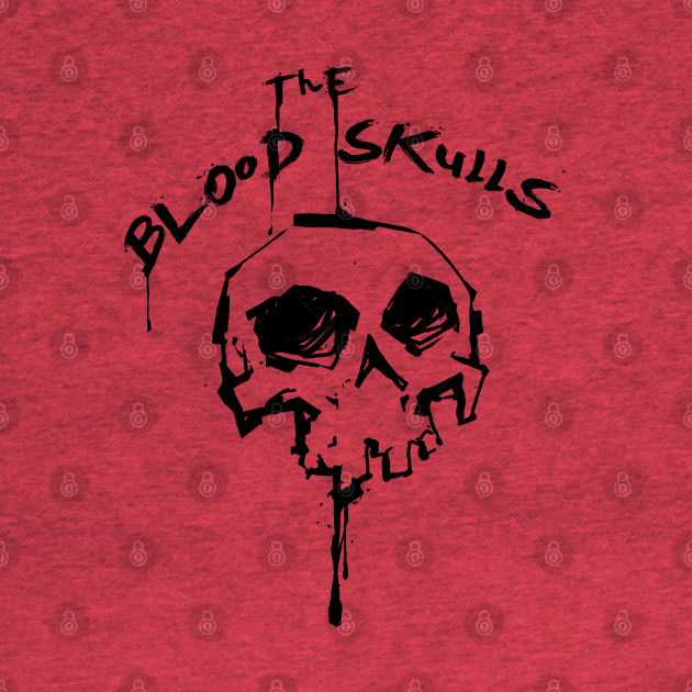 Discover The Blood Skulls (Roll Out) - In Black - Liberty - T-Shirt