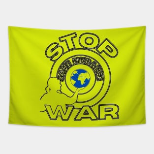 STOP WAR SAVE UKRAINE Tapestry