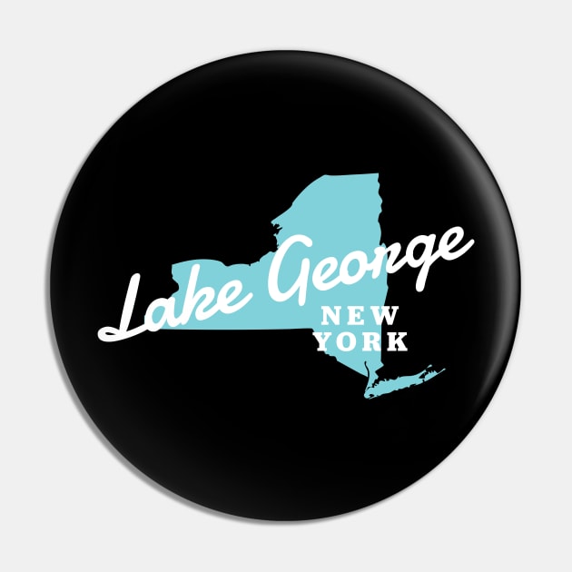 Lake George NY New York State Adirondacks Pin by PodDesignShop