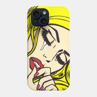 Blonde Sad Girl Phone Case