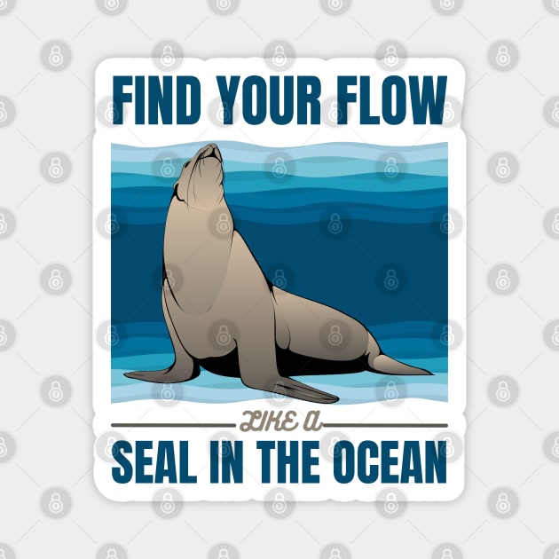 Seals Magnet by Pearsville