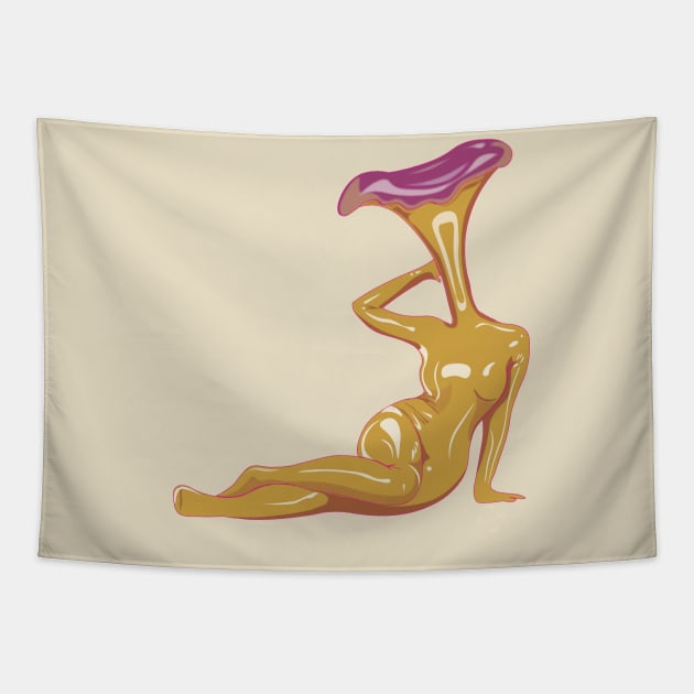 LADY CHANTERELLE Tapestry by Pinches Dibujos Feos