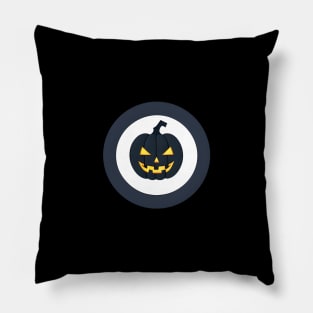 black pumpkin Pillow