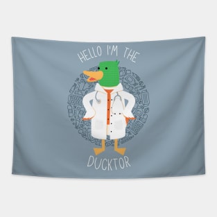 Doctor Duck Tapestry