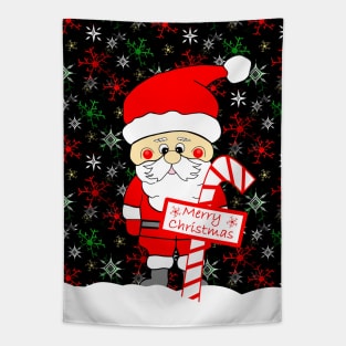 MERRY Christmas Santa Claus Tapestry