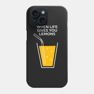 Funny Lemonade Idiom T-Shirt Phone Case