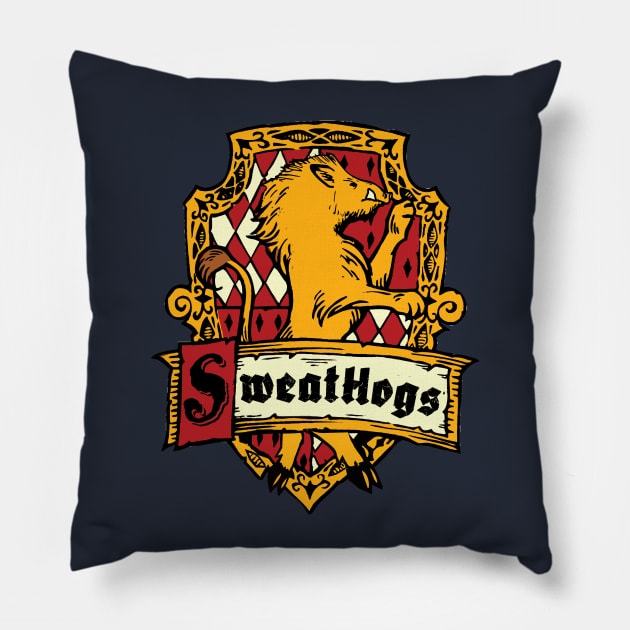 House Sweathog Pillow by Alarm Creative