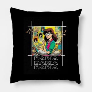 Daria vintage 90s style Pillow