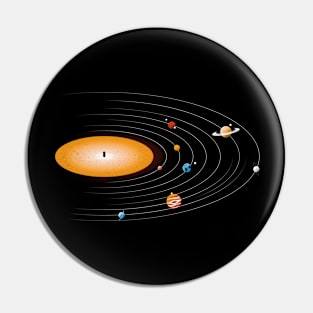 Solar System Vinyl Music by Tobe Fonseca Pin