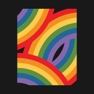 Pride Month Rainbow Abstract T-Shirt