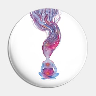 Galaxy yoga Pin