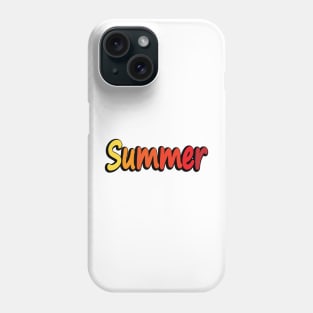 Summer text design Phone Case