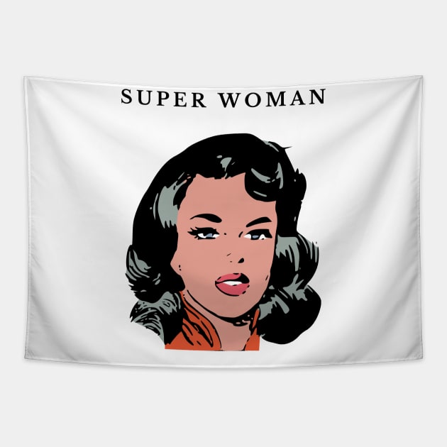 Super woman Tapestry by KOTB