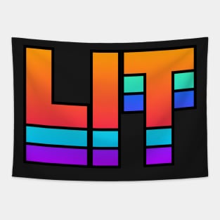 LIT – Rave EDM PLUR Design Tapestry