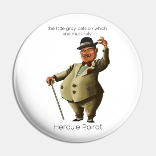 Hercule Poirot Pin