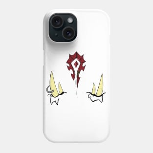 orc fangs for the horde Phone Case