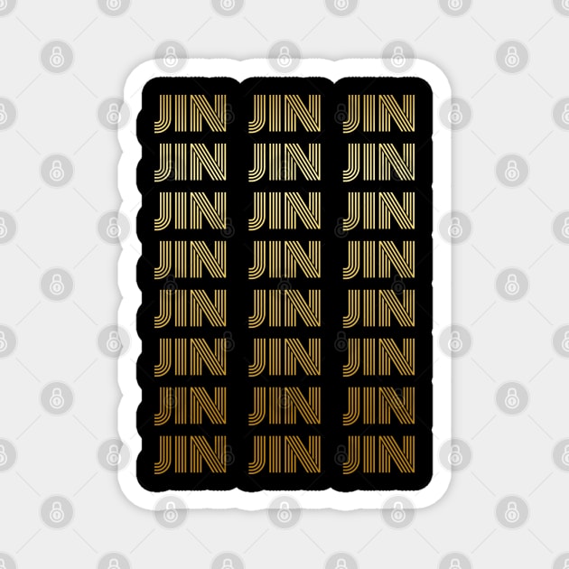 JIN - BTS Kim Seokjin - Bangtan Boys Army Magnet by Millusti