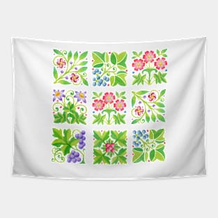 Tudor Flower Parterre Tapestry