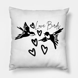 Love Birds for valentine's day Pillow