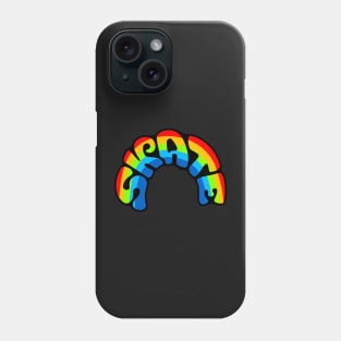 Skate the Rainbow Phone Case