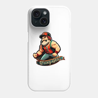 Bring Heat - Baseball Design Phone Case