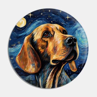 American English Coonhound Night Pin