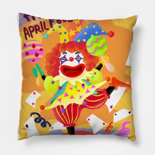 Cool Happy Clown Art Prints Pillow