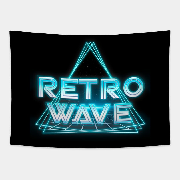 Retrowave Tapestry by Kiboune