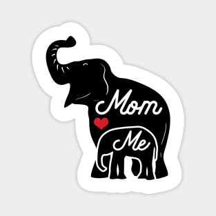 MOM&ME LIKE ELEPHANT LOVERS Magnet