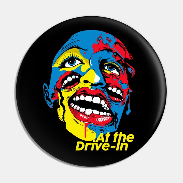 At The Drive-In … Original Fan Artwork Pin by unknown_pleasures