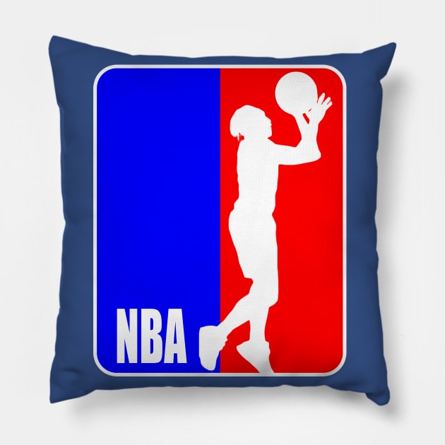 Immanuel Quickley NBA Logo Pillow by IronLung Designs