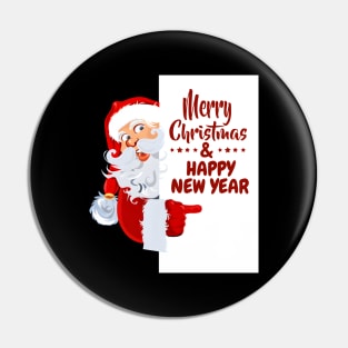 Merry Christmas and happy new year Pin