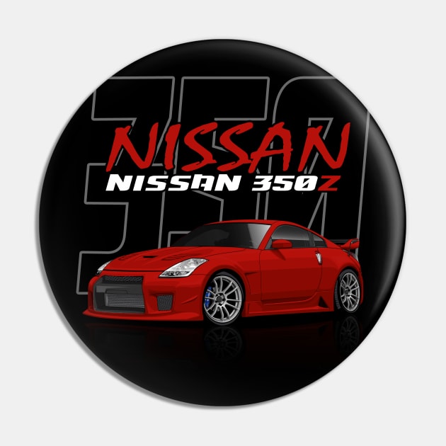 Nissan 350Z, JDM Car Pin by T-JD