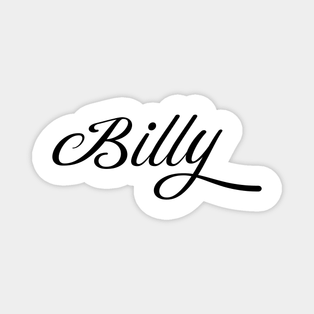 Name Billy Magnet by gulden