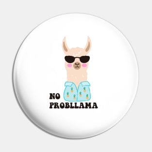 llama - no probllama - funny Pin