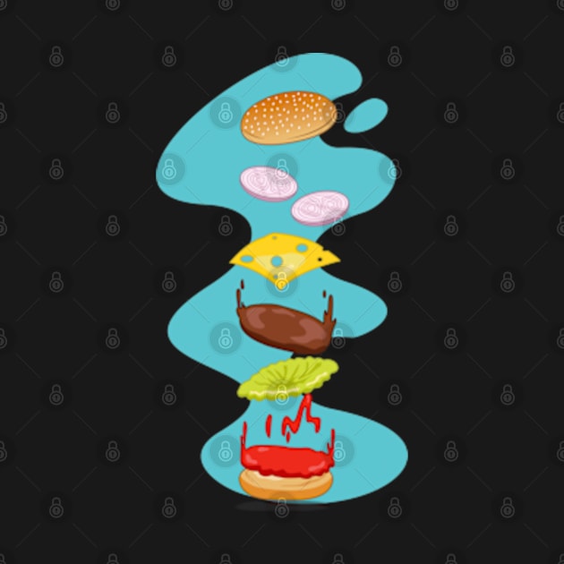 Falling Burger by kladenko