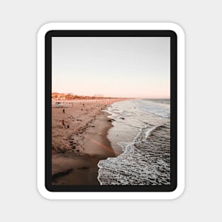 Landscape, Sunset, Nature, Scandinavian art, Modern art, Wall art, Print, Minimalistic, Modern Magnet