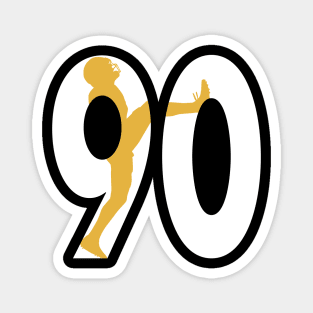 the number 90 t.j. watt Magnet