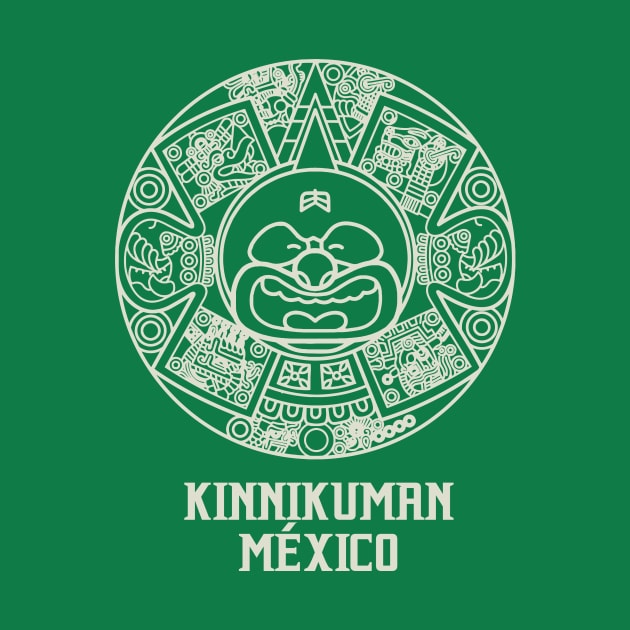 Kinnikuman Mexico Aztec - Ivory Print by SAIKO