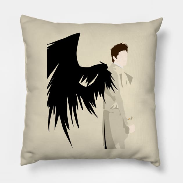 Castiel Pillow by Kaztiel