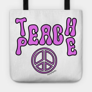 Teach Peace Peeps!! Tote