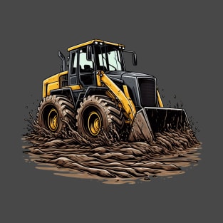 Bulldozer Drawing T-Shirt