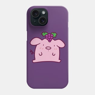 Grapes Pig Phone Case