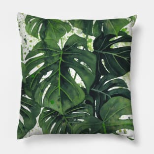 Abstract Monstera 2 Pillow