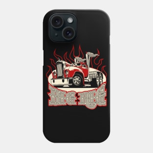 Cartoon semi truck Phone Case