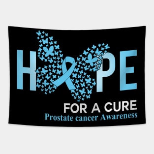 Hope For A Cure Butterfly Gift Prostate cancer 2 Tapestry