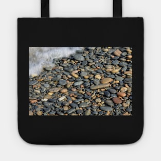 More magic from Lake Michigan.  Lake Michigan Stones and water. Tote