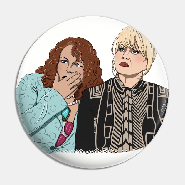 Patsy and Edina Pin by podfish