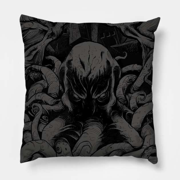 Chtulhu Pillow by Franco Luna